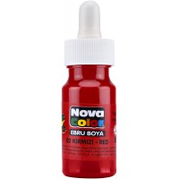 Ебру боя, червена 30мл NOVA COLOR