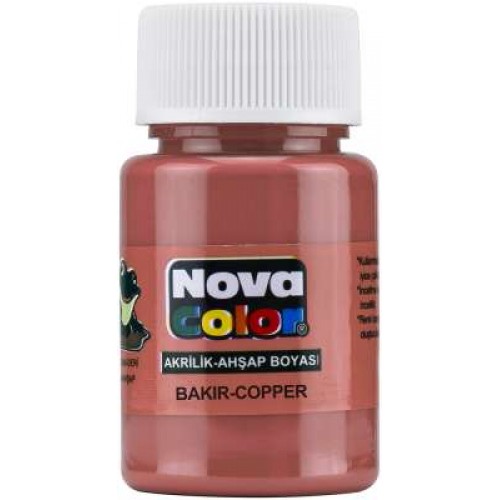 Акрилна боя, Медна 30 мл Nova color 236